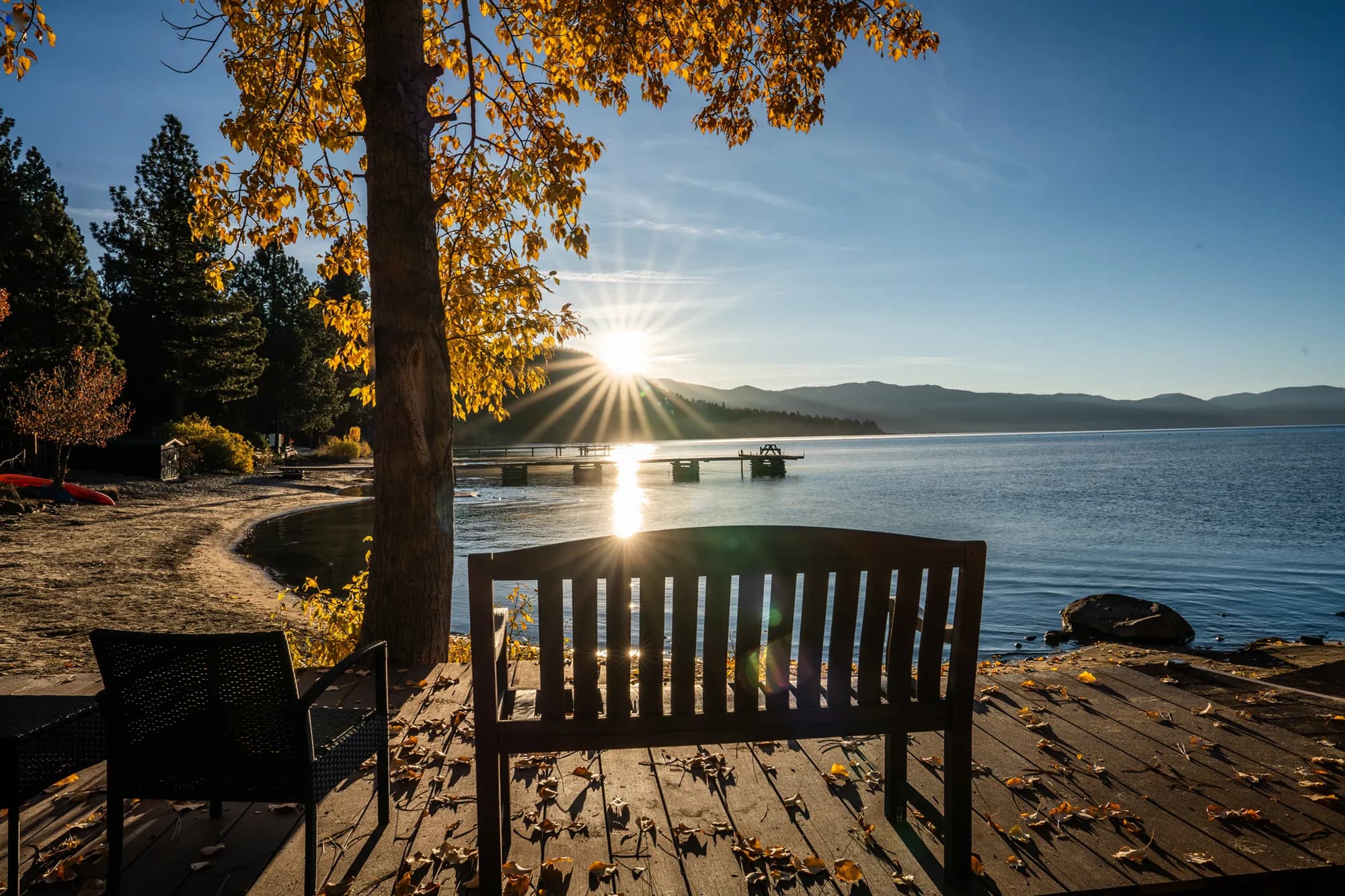 Tahoe Vista lakefront scenery